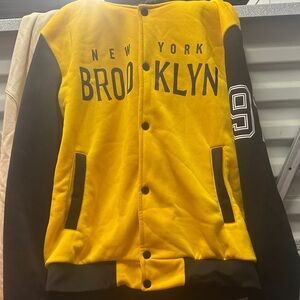 Yellow and Black Varsity Jacket